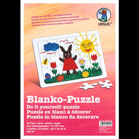 Blanco Puzzel DINA4 - 30 stukjes